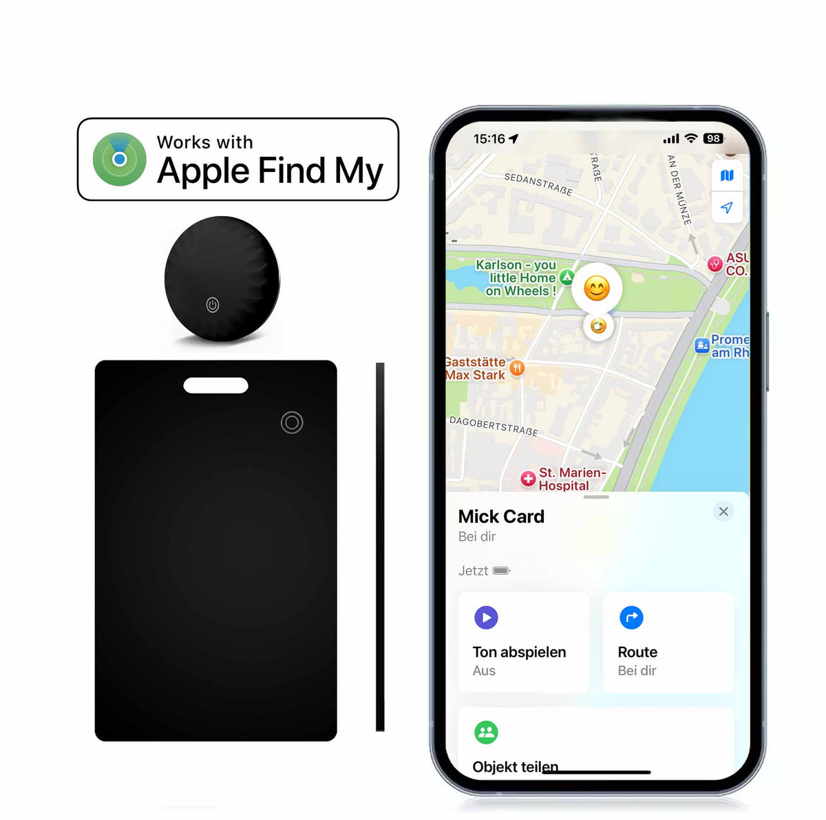 Dual Tag Instrument Dual Tag – Bluetooth Tracker als Werbeartikel für Unternehmen – DualTag