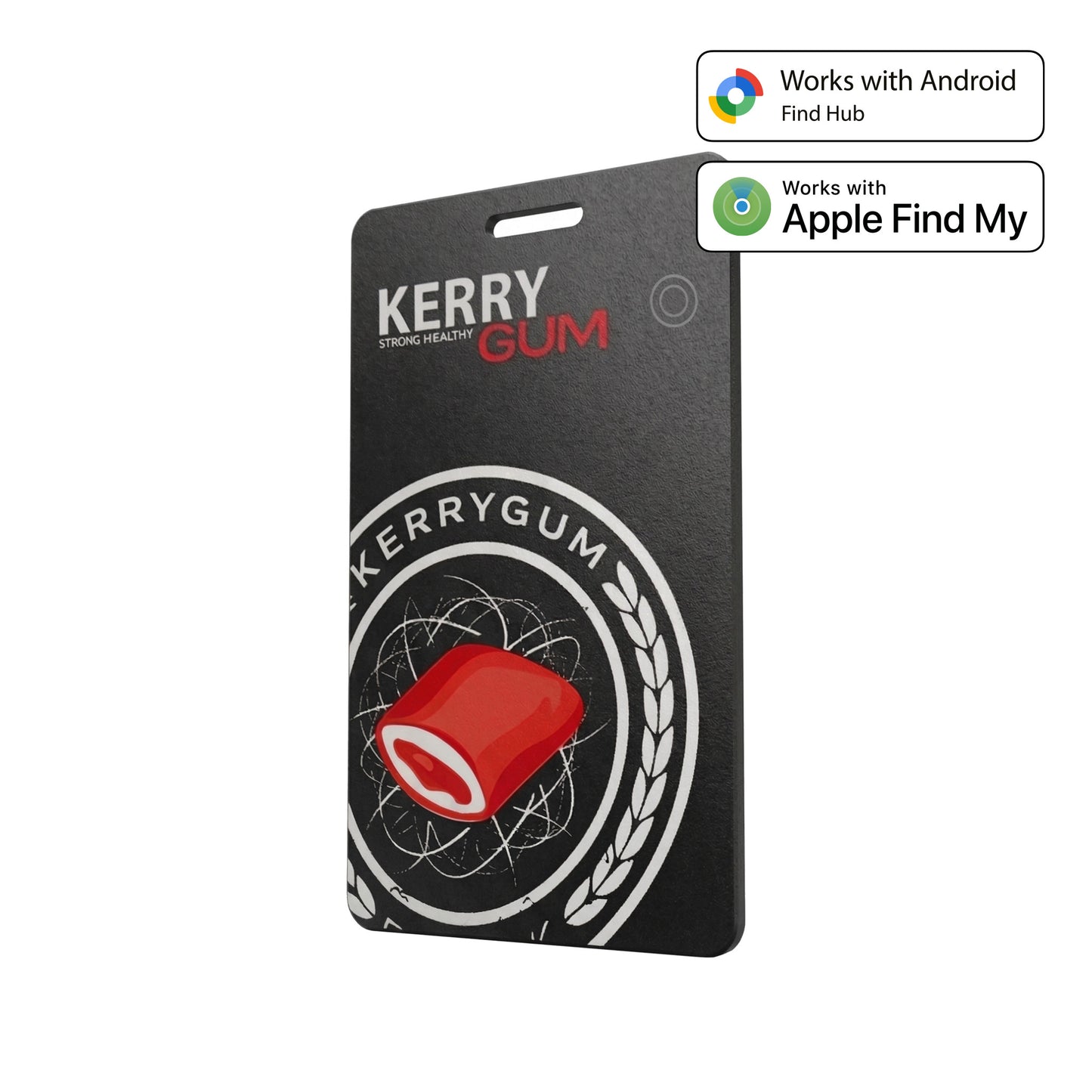 DualTag "card" Bluetooth Tracker – Wallet Finder Karte für Apple & Android (Werbeartikel mit Logo)