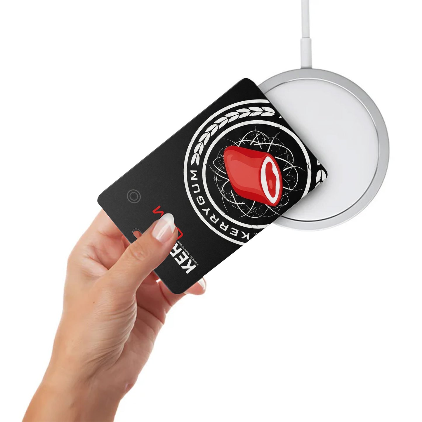 DualTag "card" Bluetooth Tracker – Wallet Finder Karte für Apple & Android (Werbeartikel mit Logo)