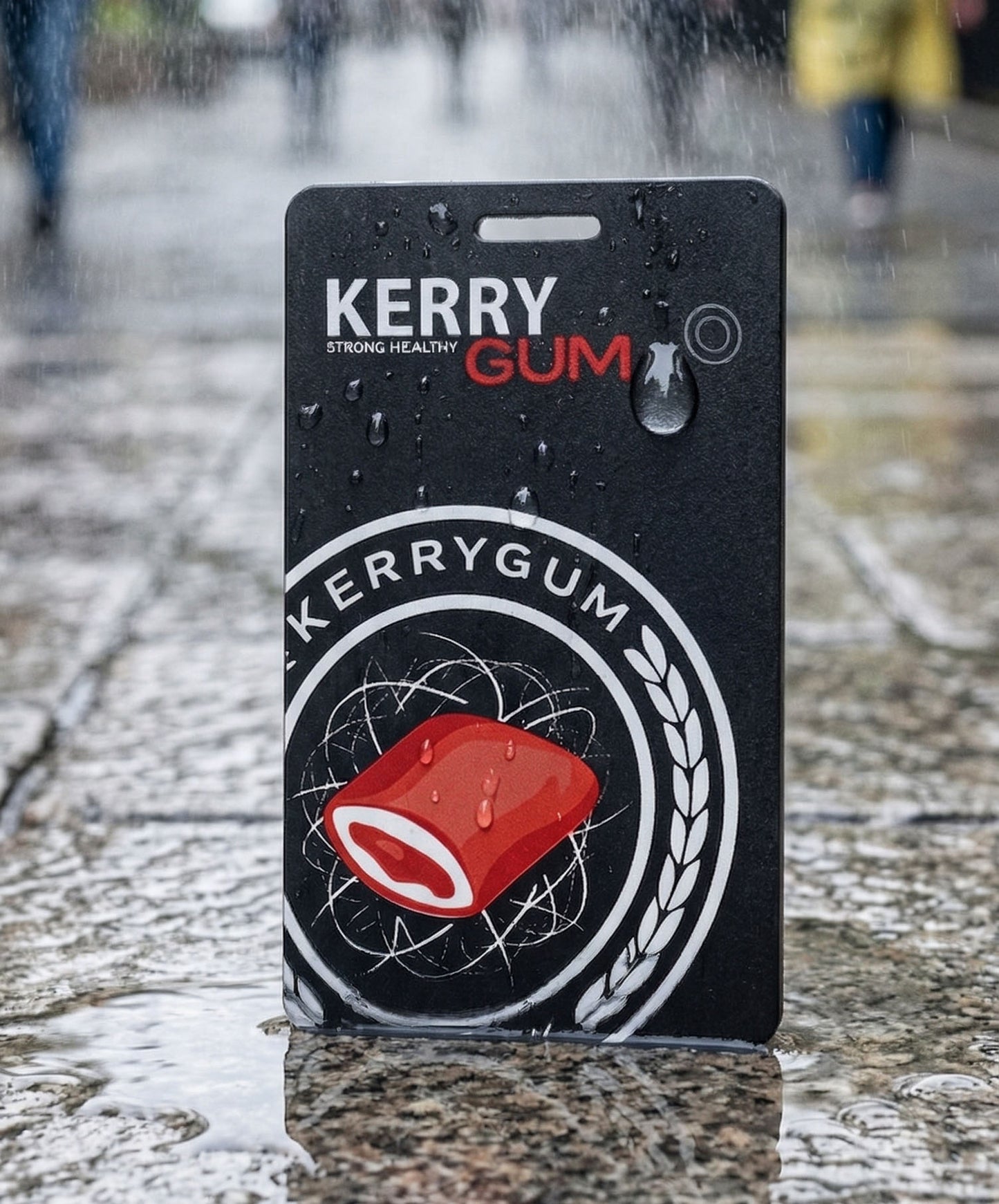 DualTag "card" Bluetooth Tracker – Wallet Finder Karte für Apple & Android (Werbeartikel mit Logo)