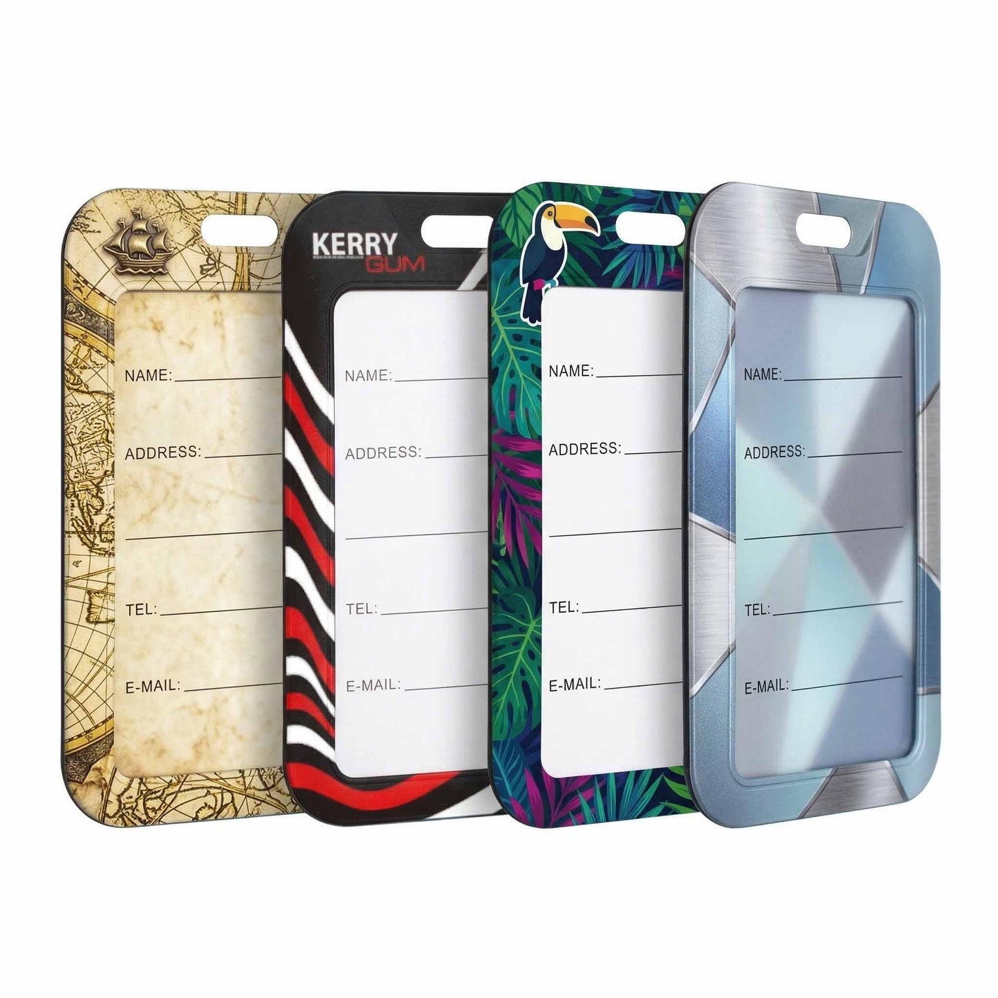 DualTag "luggage" - Bluetooth Kofferanhänger Tracker mit Logo